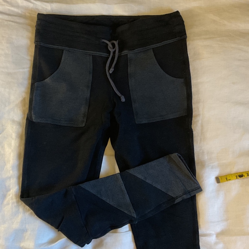 FP Movement by Free People Black and Charcoal Two-Tone Jogger Pants